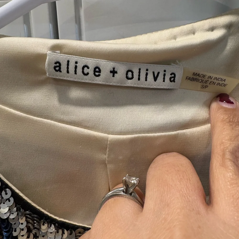 Alice + Olivia Rory Beaded Embellished Jacket Bird Long  Coat Size S $1095 - Picture 2 of 11